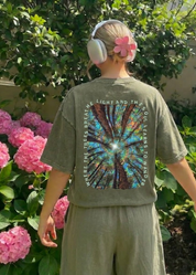 Spiritual Where The Trees Breathe Light And The Soul Learns To Wander Double Sided Lov Unisex Washed T-Shirt & Shorts