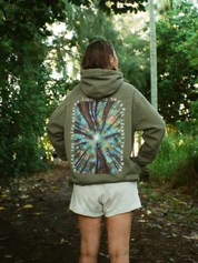 Spiritual Where The Trees Breathe Light And The Soul Learns To Wander Double Sided Washed Hoodie