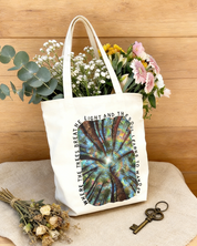 Spiritual Where The Trees Breathe Light And The Soul Learns To Wander Tote Bag