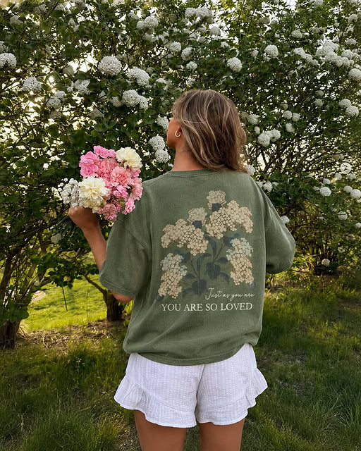 You Are So Loved Double Sided Washed T-shirt