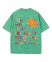 You Were Made To Shine Double Sided Washed T-shirt