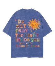 You Were Made To Shine Double Sided Washed T-shirt