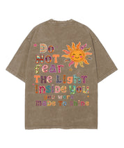 You Were Made To Shine Double Sided Washed T-shirt