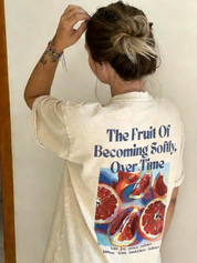 The Fruit Of Becoming Softly Double Sided Washed T-shirt